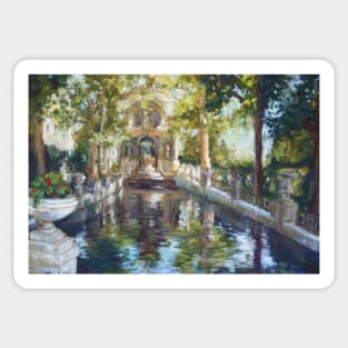 Medici Fountain, Luxemborg Gardens, Paris Sticker